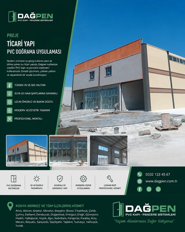 Konya Ticari Yapı PVC Doğrama